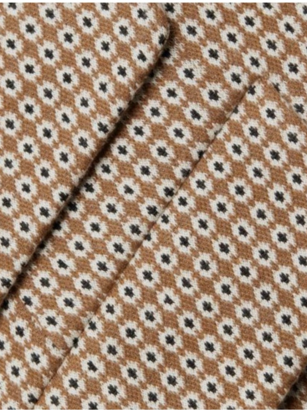 Rag & Bone Slade Geo Print Cotton Blend Blazer Jacket Brown Size 4 - Picture 4 of 16